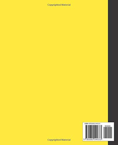 Composition Notebook: Wide Ruled School Subject Composition Notebook for Kids & Teens | 100 Pages | 7.5 x 9.25" | Yellow