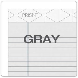 TOPS Prism+ Writing Pads, 5x 8, Perforated, Jr. Legal Ruled, Narrow 1/4 Spacing, Orchid, 50 Sheets, 12 Pack (63040)