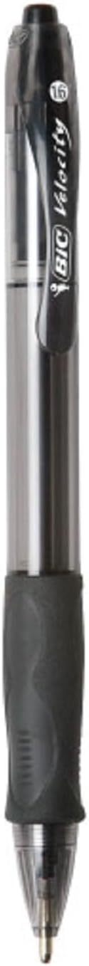 BIC Glide Bold Black Ballpoint Pens, Bold Point (1.6mm), 4-Count Pack, Retractable Ballpoint Pens With Comfortable Full Grip