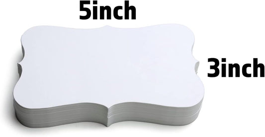 PPAPPAPPIYO 3x5 White index card stock/Set of 50 Blank index cards 300gsm (white)
