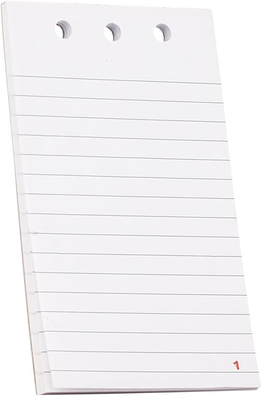JAY-PEE Memo Book Note Pad Cover NYC Regulation Style Memo Binder with 3 Heavy Metal Rings. Includes 1 Small Size Note Pad 3" X 5" Made of Full Grain Black Leather