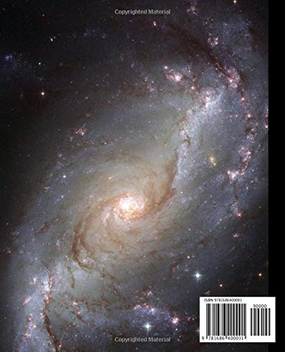 Composition Notebook: Wide Rule, Spiral Galaxy in Outer Space - Journal for Girls and Boys, Kids, School, Students and Teachers - 7.5 x 9.25, 100 Wide Ruled Pages