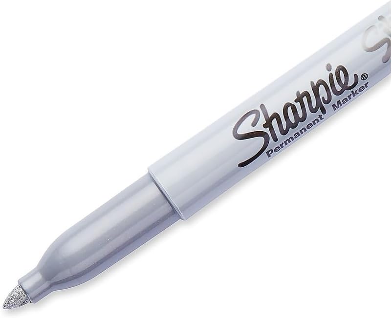 Sharpie - Fine Point Metallic Permanent Markers - Silver/Gold/Bronze (1-Pack of 4)