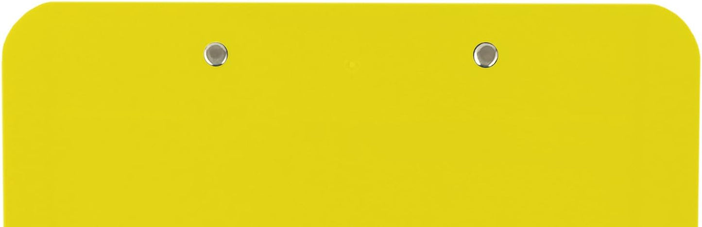 Trade Quest Plastic Clipboard Opaque Color Letter Size Low Profile Clip (Pack of 6) (Black)