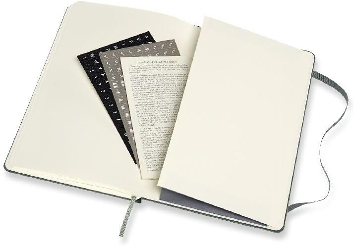 Moleskine Professional Notebook, Large, Forest Green, Hard Cover (5 x 8.25)