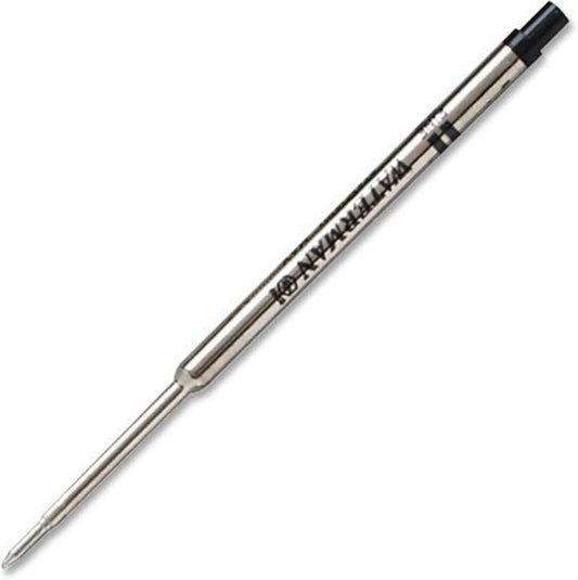 WATERMAN Ballpoint Pen Refill, Medium Point, Black Ink (834254)