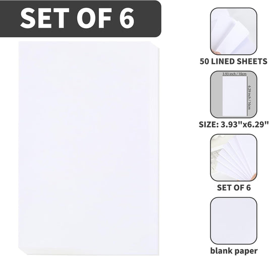 QiCheng Note Pads Memo Pads Small Notepad 50 Sheets 4X6 note pad Scratch Pads for Writing Blank Scratch Pads (12)