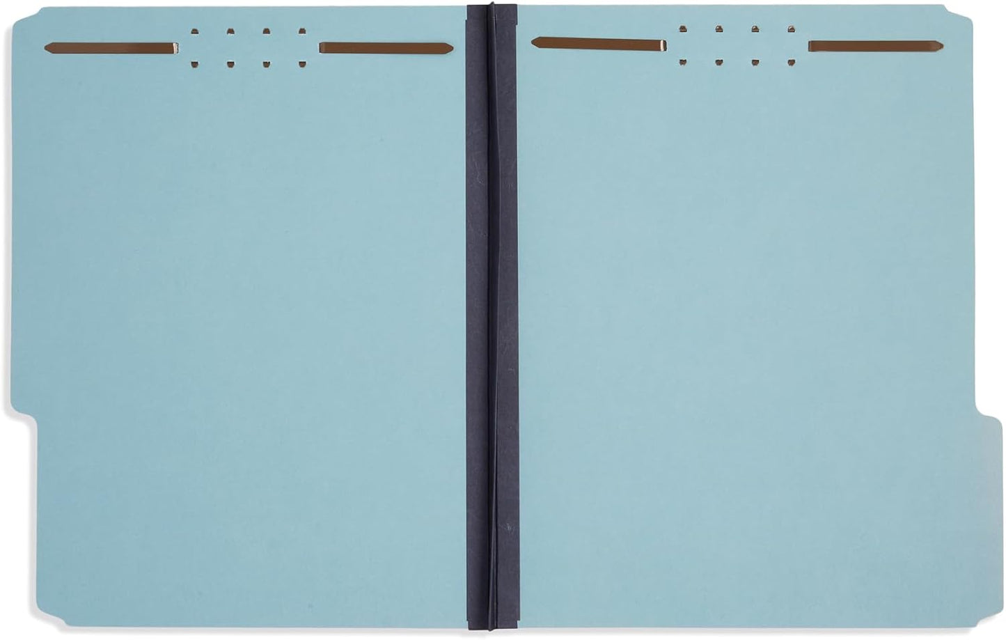 Blue Summit Pressboard File Folders, 1 Inch Expansion Pressboard Folders Letter Size, Light Blue – 25 Pack