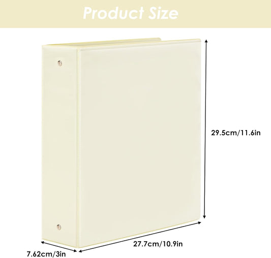 EOOUT 6 Pack 3 Ring Binders 2 inch, Three Round Ring 2'' Binders with 2 Pockets Interior, 6 Assorted Pastel Color, Fits 8.5'' x 11'' Letter Size Paper for School Office Supplies