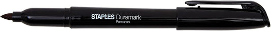 STAPLES Permanent Markers, Fine Tip, Black, 12 Pack – Duramark Everyday Markers for Writing, Labeling & Office Use