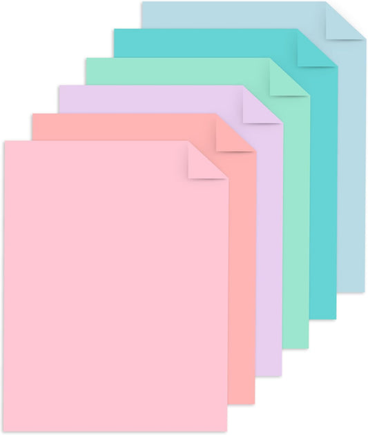 Astrobrights Mega Collection, Colored Cardstock, Unicorn Assortment, Expanded 6‑Colors, 324 Sheets, 65 lb/176 gsm, 8.5" x 11" - MORE COLORS, MORE SHEETS! (92060)
