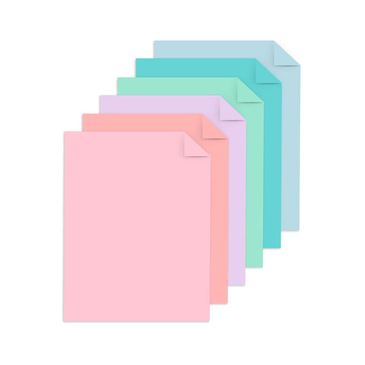 Astrobrights Mega Collection, Colored Paper, Unicorn Assortment, Expanded 6‑Colors, 624 Sheets, 24 lb/89 gsm, 8.5" x 11" - MORE COLORS, MORE SHEETS! (92061)