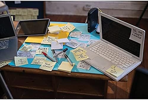 Post-it Notes, 3 in x 3 in, 12 Lined Sticky Notes Pads, 100 Sheets per Pad, The Iconic Canary Yellow Note, New Year Organization or Second Semester School Supplies