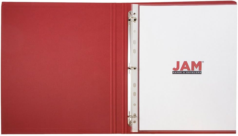 JAM PAPER Sheet Protectors - Fits Standard 8 1/2 x 11 Paper - Clear - 10 Document Sleeves/Pack