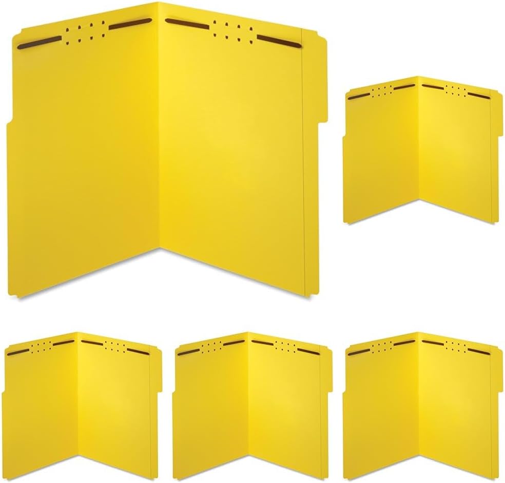 Pendaflex Fastener Folders, 2 Fasteners, Letter Size, Green, 1/3 Cut Tabs in Left, Right, Center Positions, 50 per Box (22140GW)
