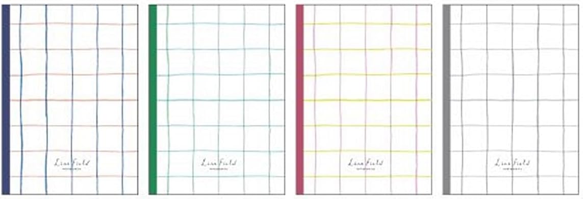 KOKUYO Composition Notebooks, 4 Pack Campus A5 Comp Book with Dot 8mm Ruled, 40 Sheets, School Lined Notebook SOU SOU, Journal Notebook for Women Work Study Note Taking