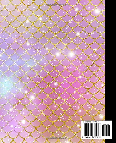 Composition Notebook: Beautiful Mermaid Wide Ruled Cute Journal