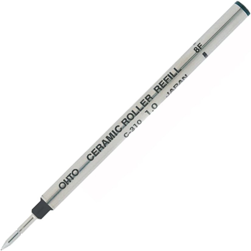 OHTO C-310P Ceramic Roller Ball Pen Refill - 1.0 mm - Black