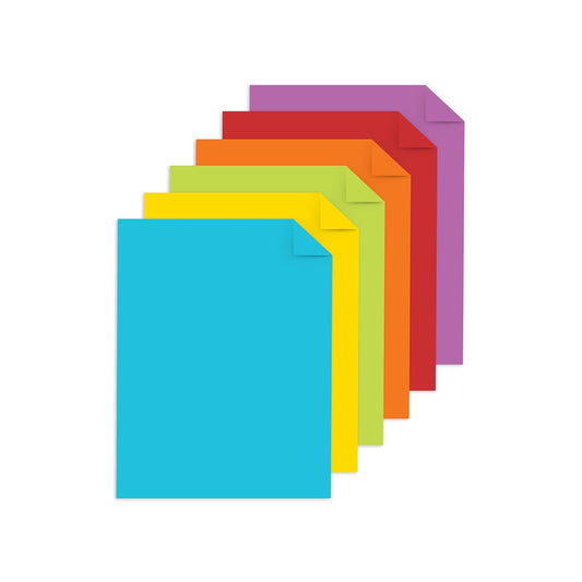 Astrobrights Colored Paper, Classic Assortment, 6-Colors, 24 lb./89 gsm, 8.5” x 11”, 270 Sheets, Acid‑Free, Lignin‑Free, Perfect for School, Office & DIY (92064)
