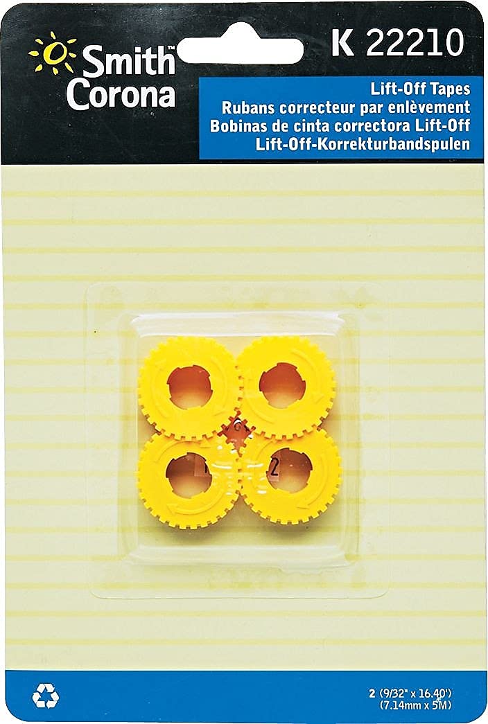 Smith Corona K22210 Lift-Off Correcting Tape Spools, Pack of 2