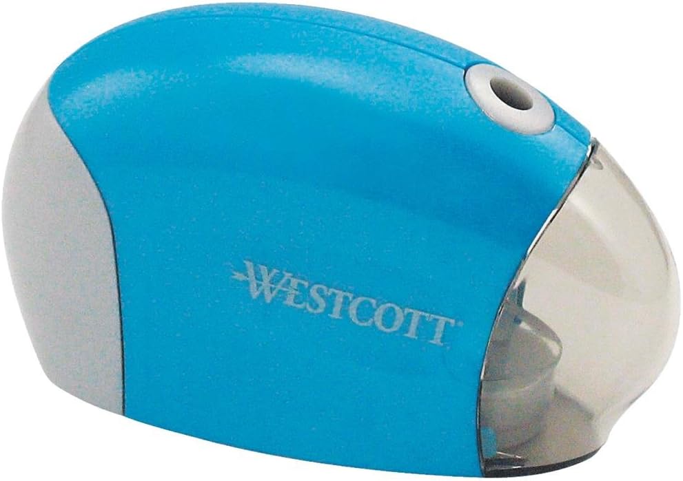 Westcott Student Battery Operated Pencil Sharpener, Assorted Colors, (14243)