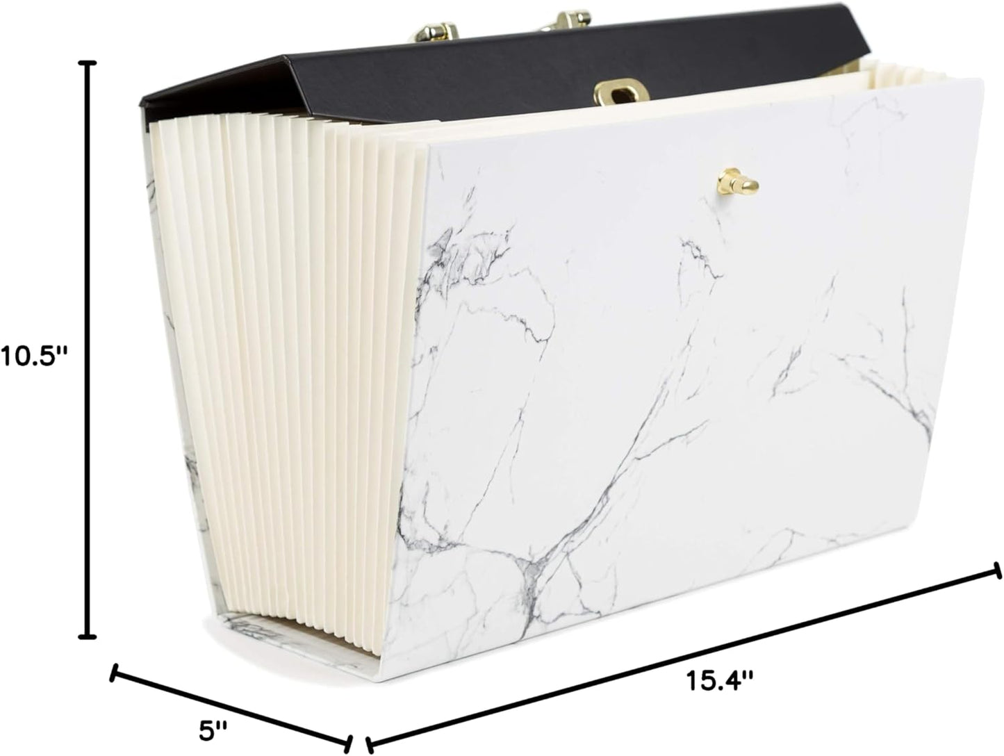 U Brands Fashion Expanding File Folder, Legal Size, 19 Pocket