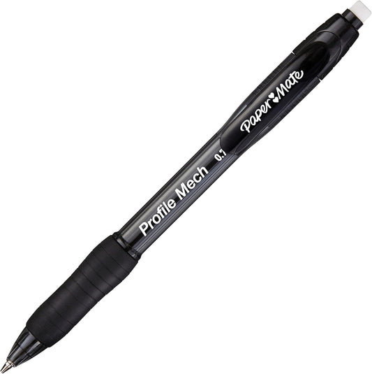 Paper Mate Profile Mech Mechanical Pencil 0.7mm #2 Pencil Lead Great for Office Supplies Classroom Supplies Drawing Pencils Sketching Pencils Black 12 Count