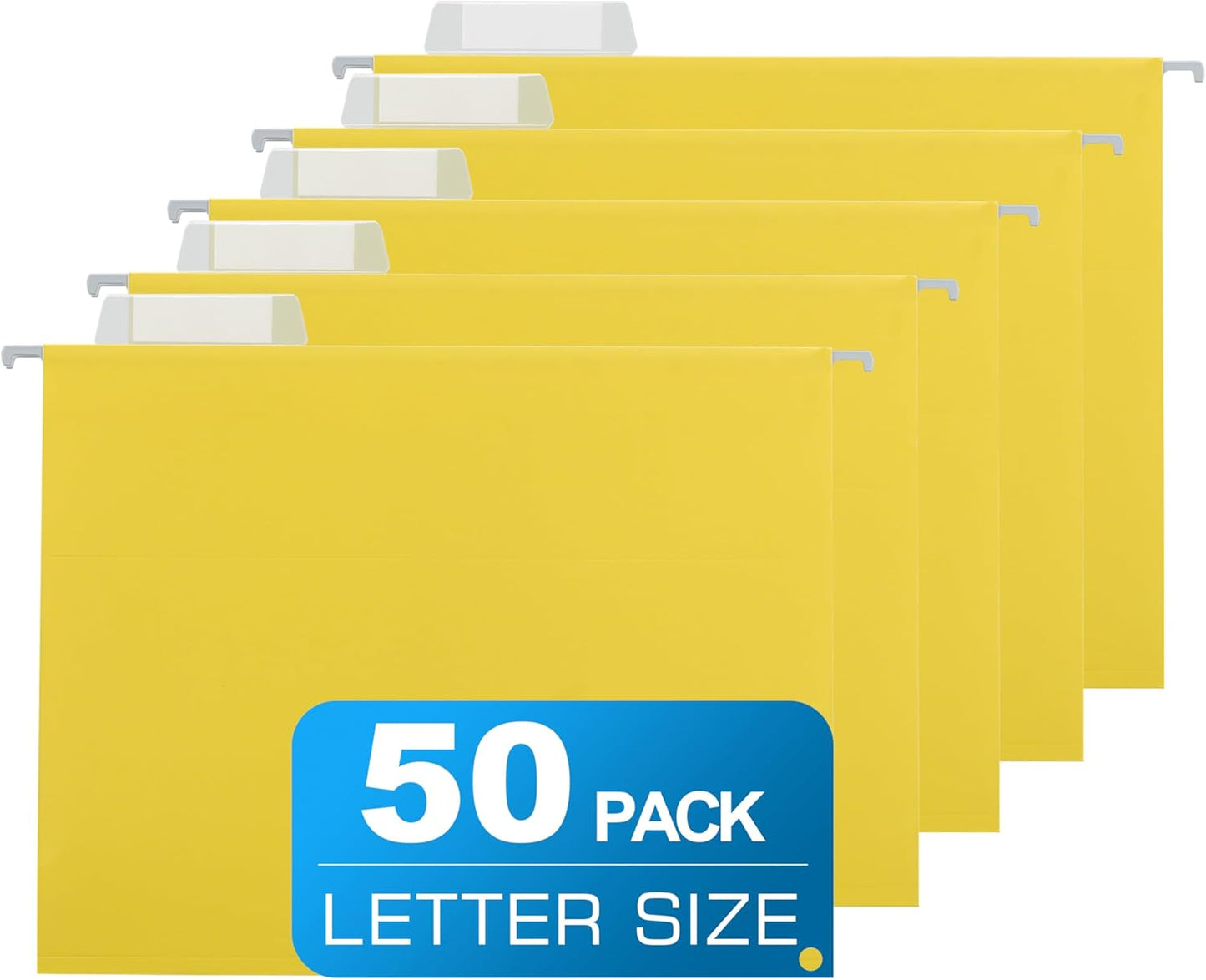 25 Packs Hanging File Folders,Black Letter Size File Folder,Designed for Bulky Files,Filing Cabinet,1/5 Adjustable Tabs for Office,School,Home