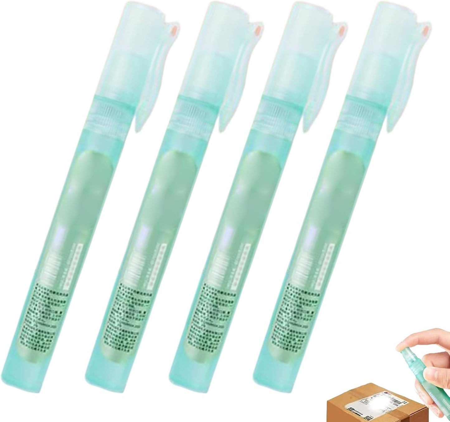 4Pcs Thermal Paper Eraser Spray, 10ml Quick Dry White Out Liquid with Lid Portable Correction Fluid for Documents Labels