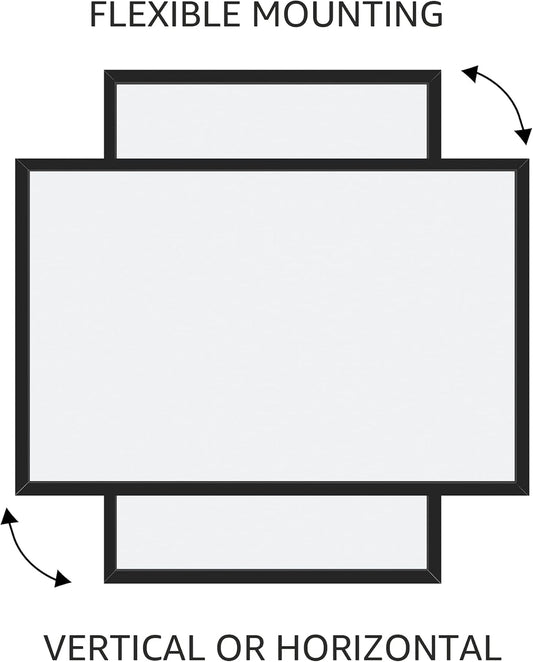 Amazon Basics Magnetic Dry Erase Whiteboard, 36 x 48-inch, Aluminum Frame, Silver/White, Easy to Install