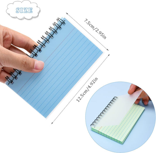 BOWINR 250 Sheets Index Cards with Ring, 3x5 Inches Spiral Bound Flashcards, Colored Ruled Notecards Flash Cards for Studying Nursing School Essentials Office Household Taking to Do List, 5 Colors