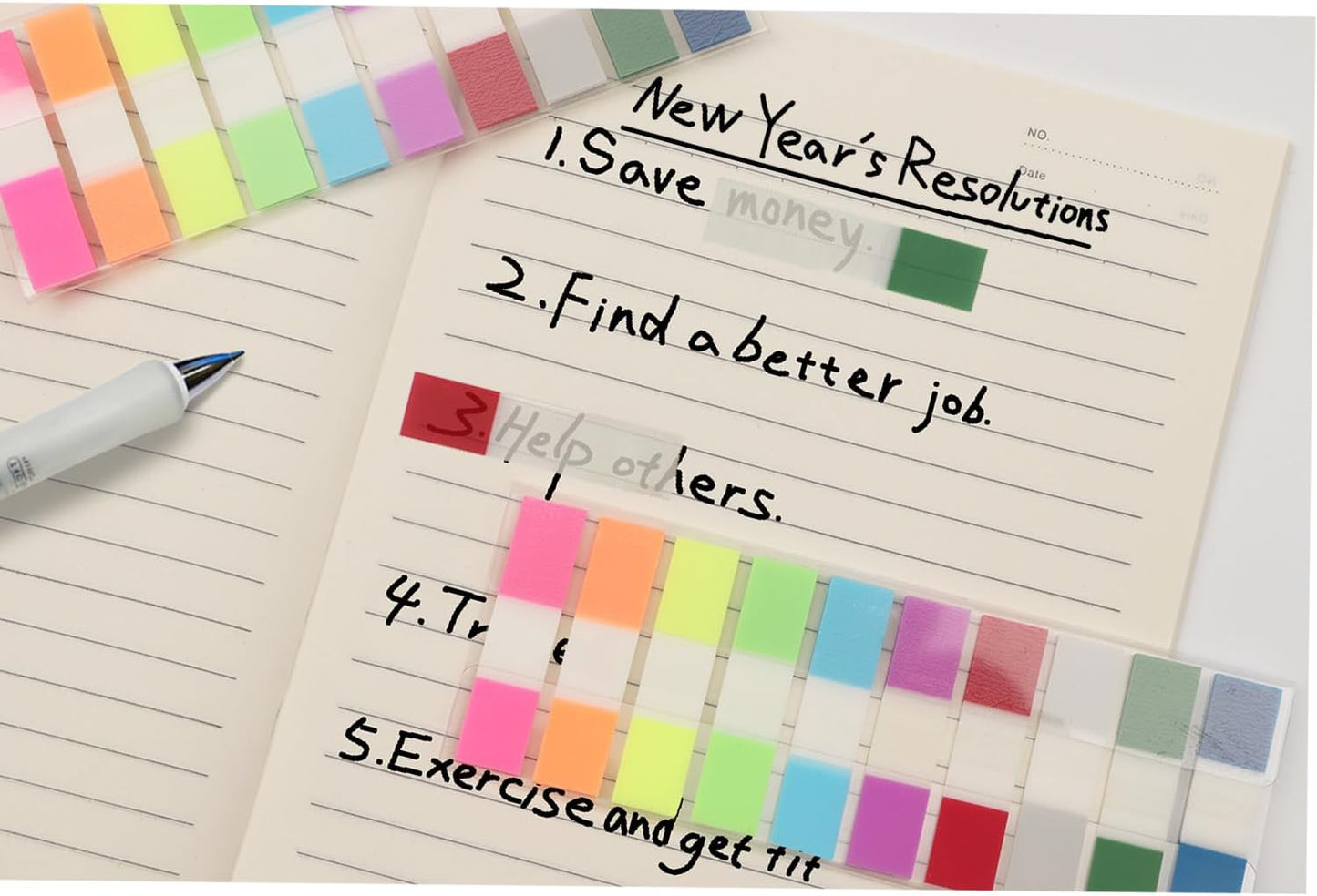 1000 Pcs Transparent Sticky Notes, Page Markers, Book Tabs, Label Stickers, Pop Up Index Flags