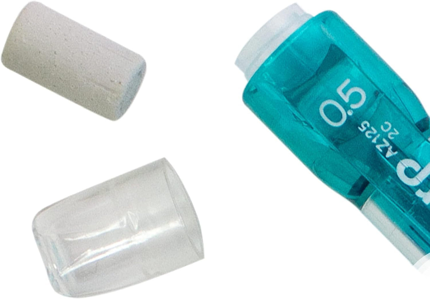 Pentel Refill Eraser for AL, Ax and PD Series Pencils 5 Pcs/Tube, 3-PK