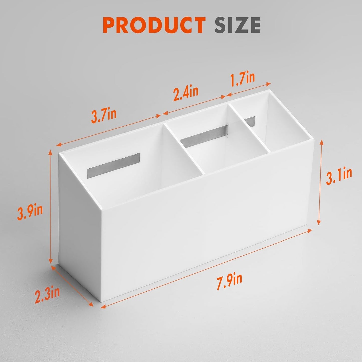 Magnetic Dry Erase Marker Holder, Acrylic Magnet Pen Holder for Whiteboard, Refrigerator, Magnetic Fridge Organizer for Office, Classroom, Whiteboard Maker Holder, Locker Organizer