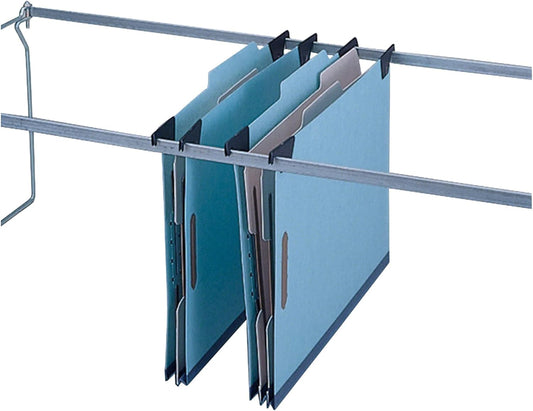 Pendaflex 59252 Pressboard Hanging Classi-Folder, 2 Divider/6-Sections, Letter, 2/5 Tab, Blue