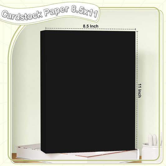 40 Sheets Cardstock 8.5x11, 65lb White Card Stock, Construction Paper, 180gsm Thick Printer Paper for Printing, Painting, Card Making, Kids School Supplies,Party Decorations