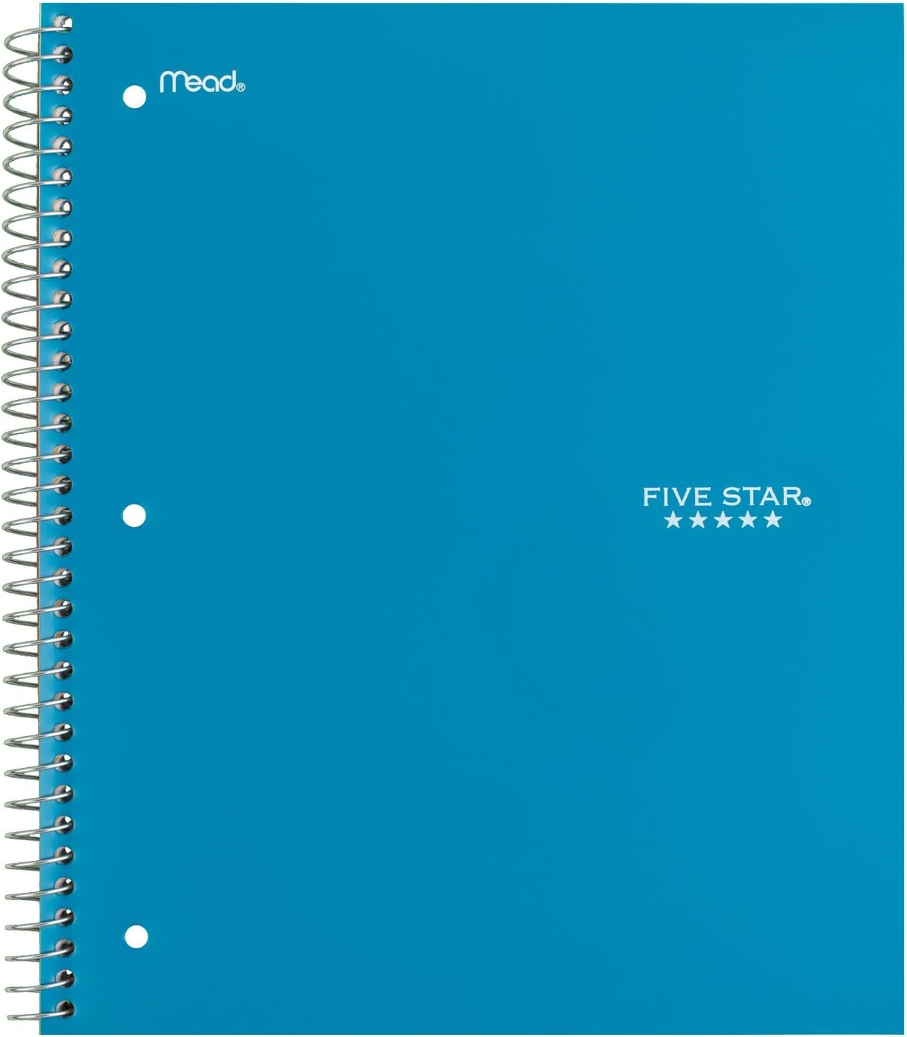 Five Star Spiral Notebook + Study App, 3 Subject, Wide Ruled Paper, 8" x 10-1/2", 150 Sheets, Fights Ink Bleed, Water Resistant Cover, Harvest Yellow (73463)