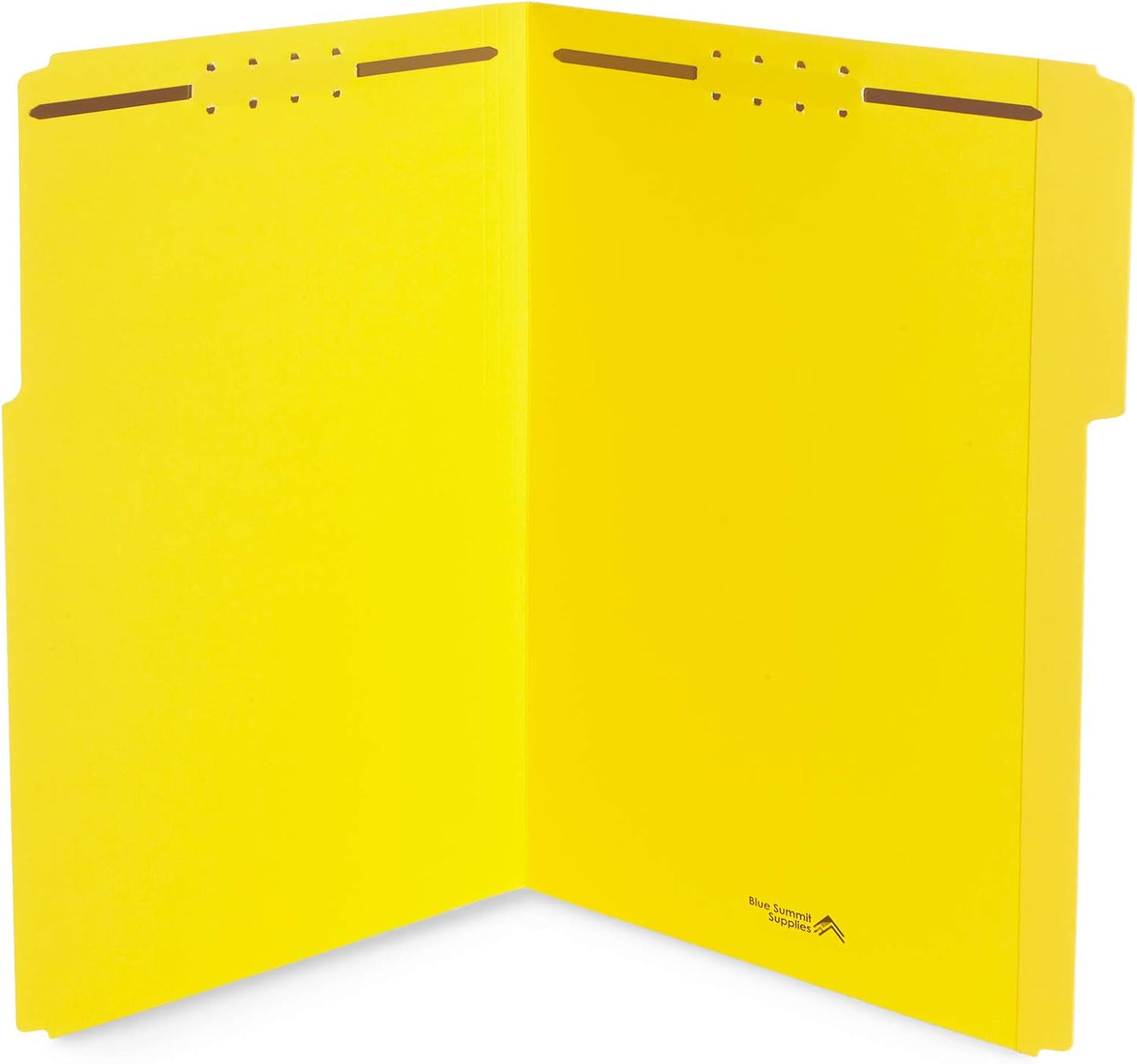 Blue Summit Supplies Blue File Folders with Fasteners, File Folders Legal Size, 1/3 Cut Reinforced Tabs, Durable 2 Prongs, Designed to Organize Standard Medical or Law Files, 50 Pack