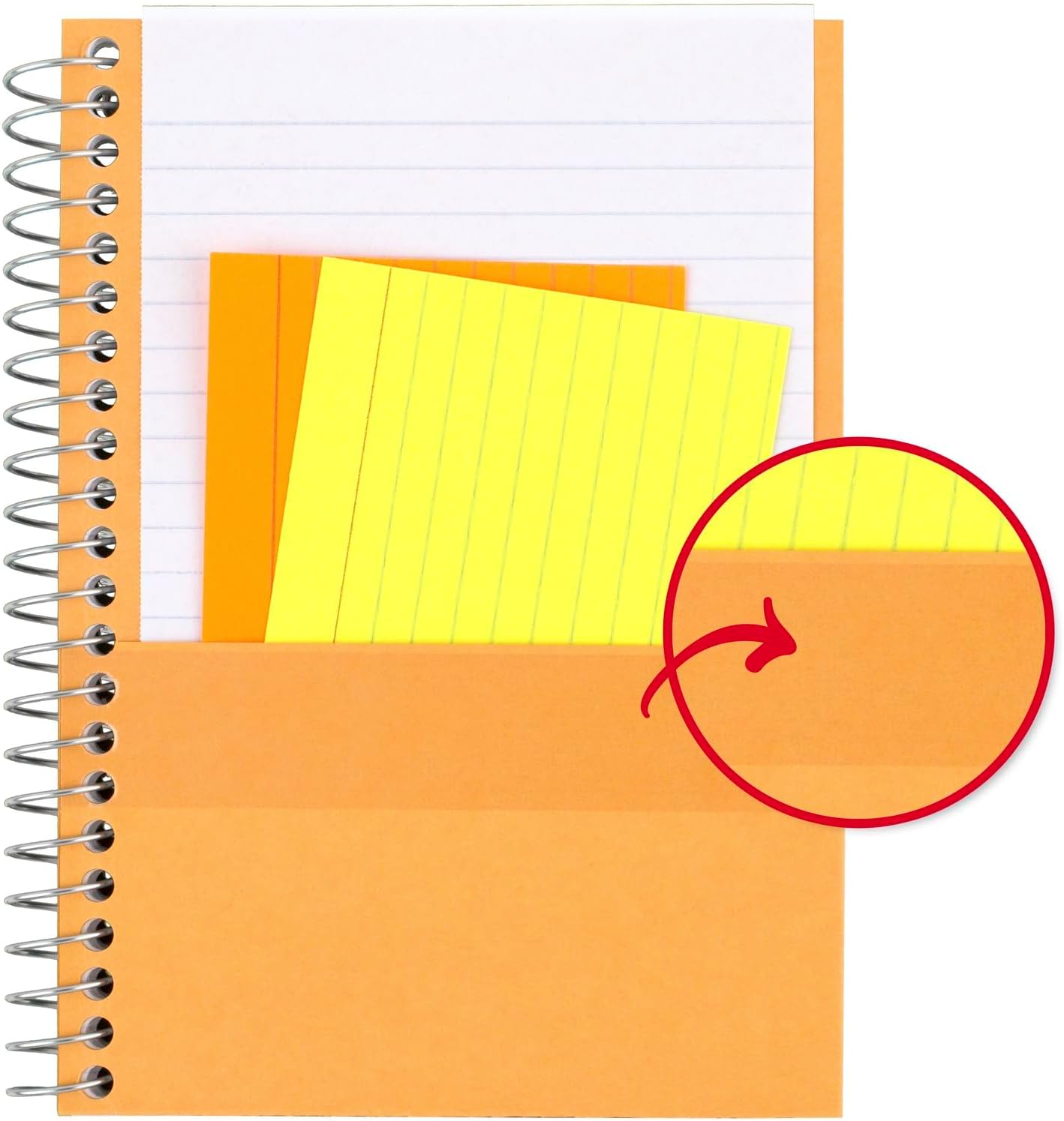 Five Star Spiral Notebooks, 12 Pack, 1 Subject, College Ruled Paper, 7" x 4 -/8", Personal Size, 80 Sheets, Purple, Orange, Green, Blue, Gray, Black (450048B-ECM)