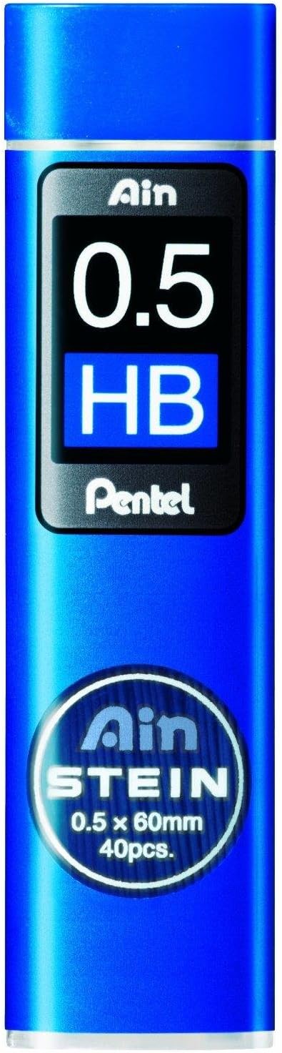 Pentel Mechanical Pencil Lead, Ain Stein, 0.5mm, 3B (C275-3B)