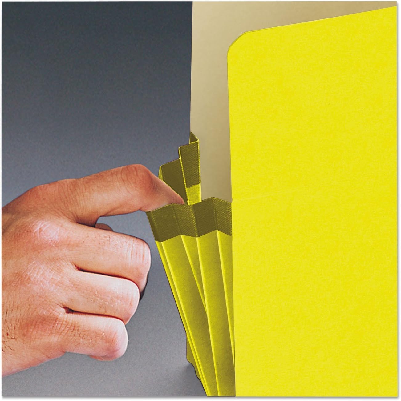Smead File Pocket, Straight-Cut Tab, 1-3/4" Expansion, Letter Size, Redrope, 25 per Box (73214)