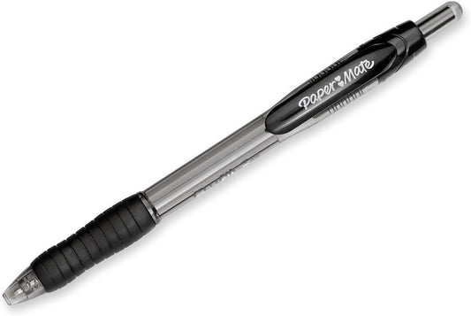 Paper Mate Profile Retractable Ballpoint Pens, 1.4mm, Bold Point, 6-Count (Black)