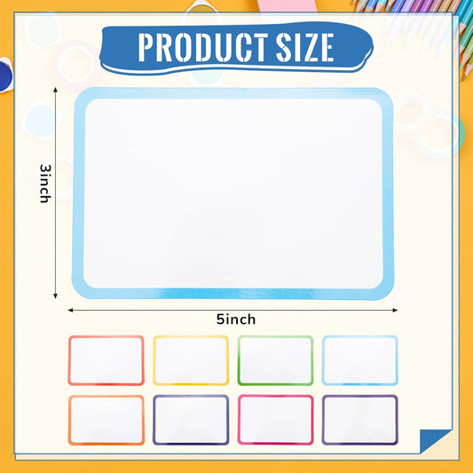 120 Pcs Dry Erase Index Cards Notecards Blank Reusable Flash Cards Sheets Game Cards Study Business Note Cards for School Office Housework Taking To Do List (Multicolor, 4×6 Inch)