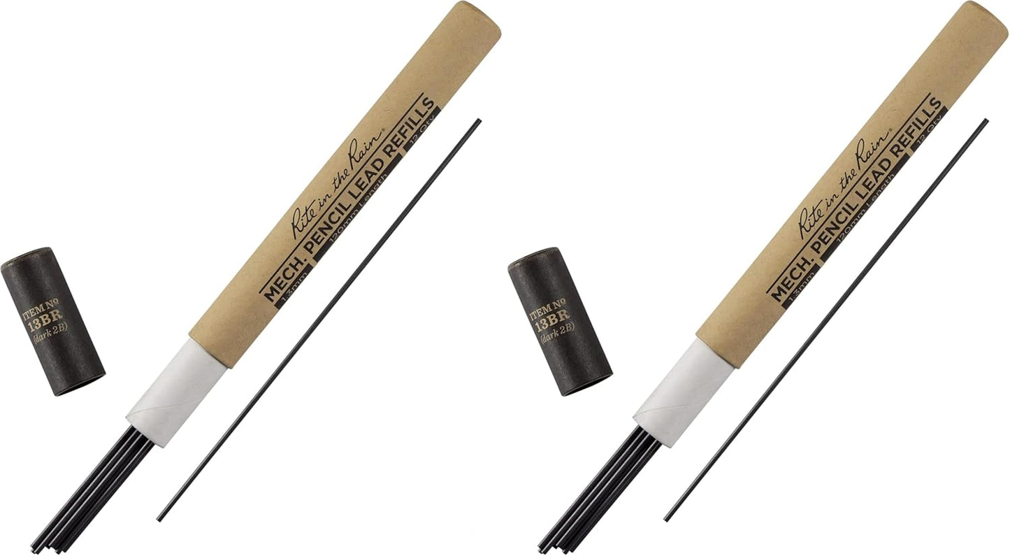 Rite in the Rain Weatherproof Black 1.3mm Lead Refill (No. 13BR)