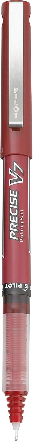 Pilot, Precise V7, Capped Liquid Ink Rollerball Pens, Fine Point 0.7 mm, Black Ink Pens, Pack of 14 - Ideal for School, Journaling & Office Writing