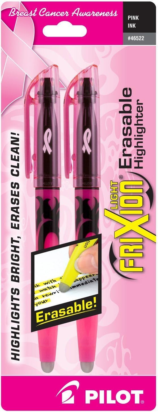 Pilot, FriXion Light Erasable Highlighters, Chisel Tip, Pack of 3, Yellow