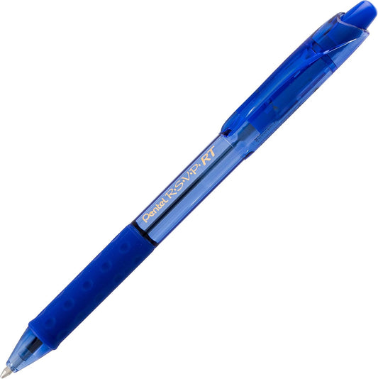 Pentel RSVP RT Colors Retractable Ballpoint Pen, (1.0mm) Medium Line, Assorted InkColors, Pack of 8 (BK93CRBP8M)
