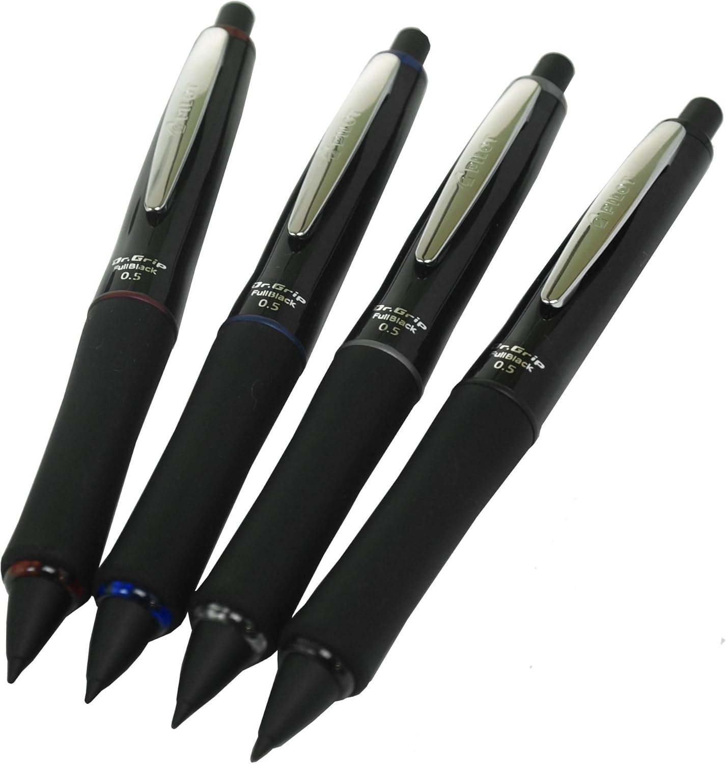 (Japan Import) Pilot Dr.Grip Full-Black Mechanical pencil 0.5mm HDGFB-80R (Silver) by Pilot