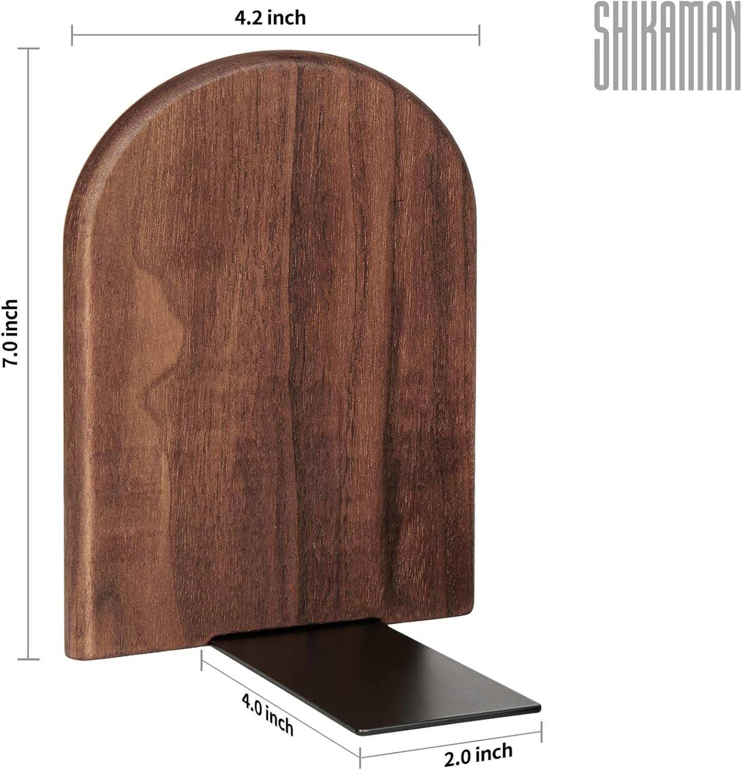 Book Ends,1 Pair Bookends Wood Book Ends Universal Economy Bookend