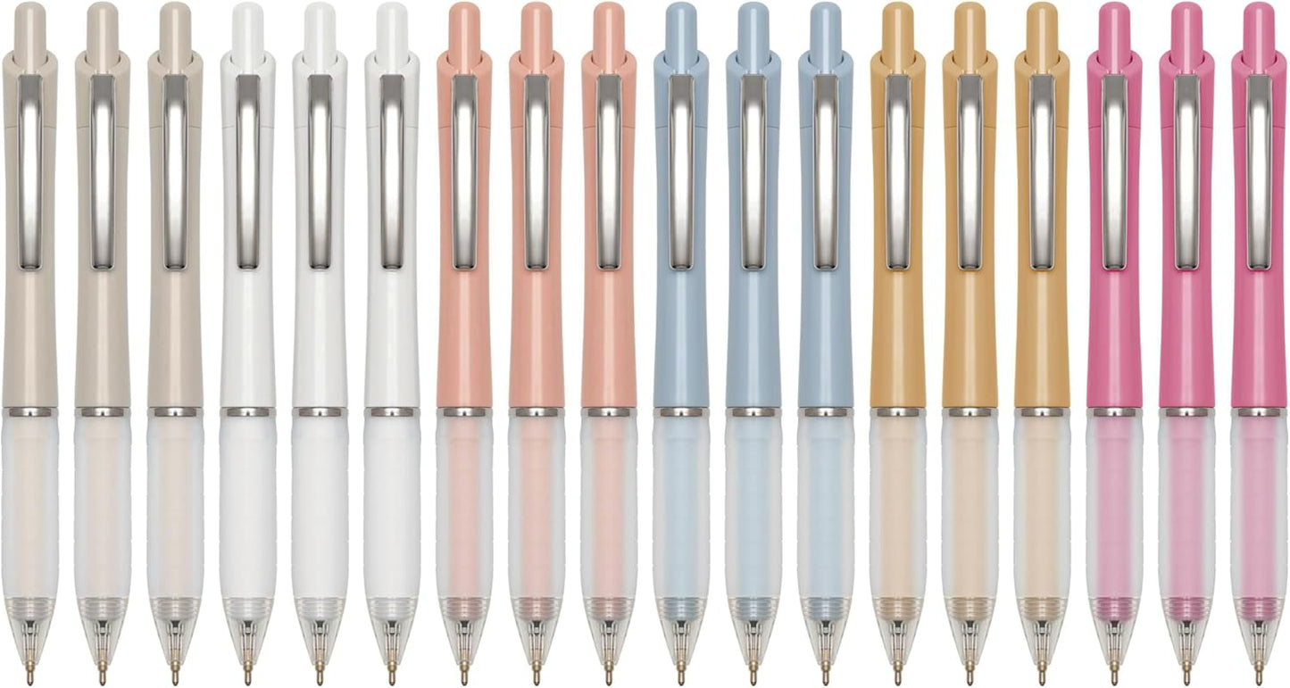 Aisibeiger Ball Point Pen Black Ink Ballpoint Pens with Super Soft Grip Medium Point 1.0mm Office Pens (12-count)